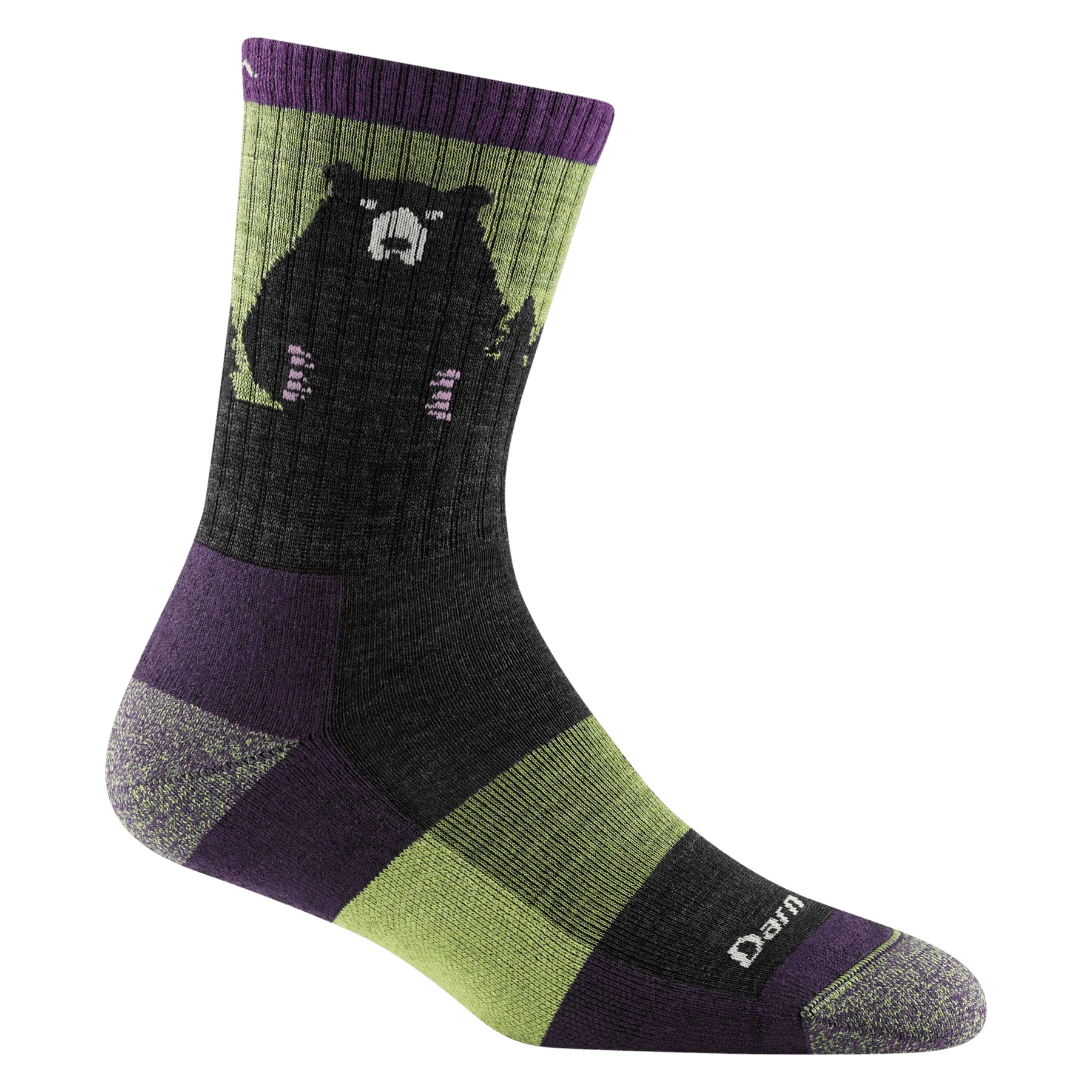 Darn Tough 1970 Bear Town Crew Lightweight Socks - Women's - Merino Wool, Seamless, Moisture-Wicking Comfort for Hiking