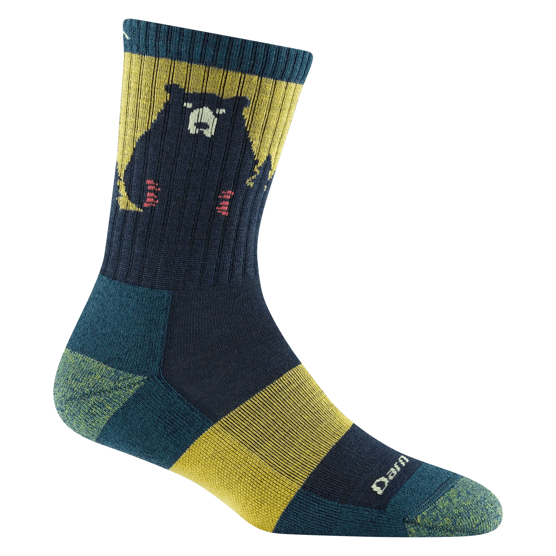 Darn Tough 1970 Bear Town Crew Lightweight Socks - Women's - Merino Wool, Seamless, Moisture-Wicking Comfort for Hiking
