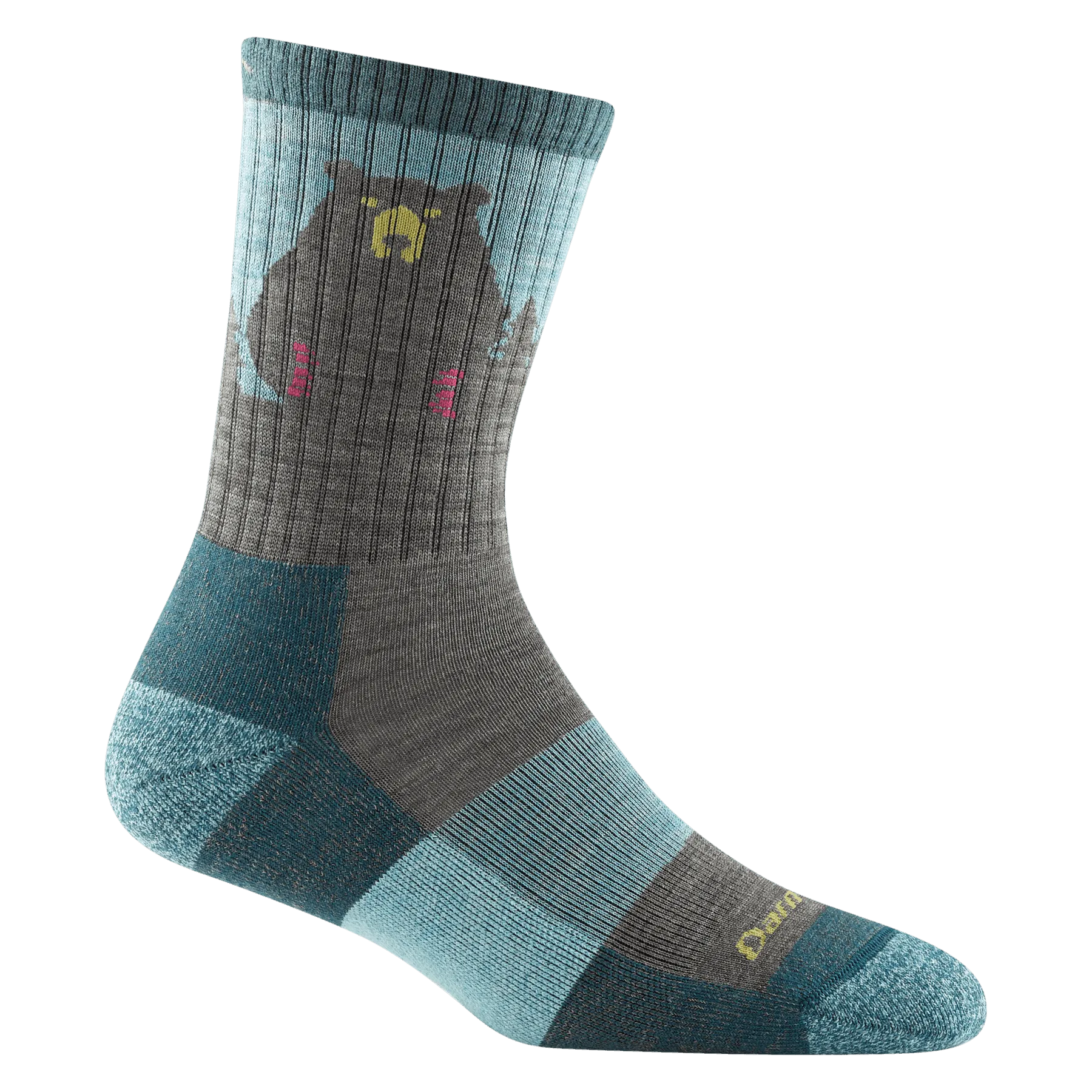 Darn Tough 1970 Bear Town Crew Lightweight Socks - Women's - Merino Wool, Seamless, Moisture-Wicking Comfort for Hiking