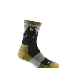 Darn Tough Women's Micro Crew Cushioned Hiking Socks- Bear Town Oatmeal
