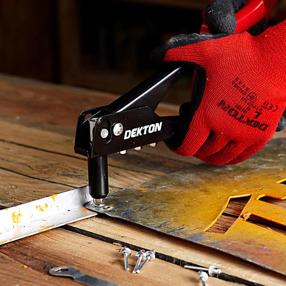 Dekton 4 Head Rivet Gun | Heavy Duty Hand Riveter