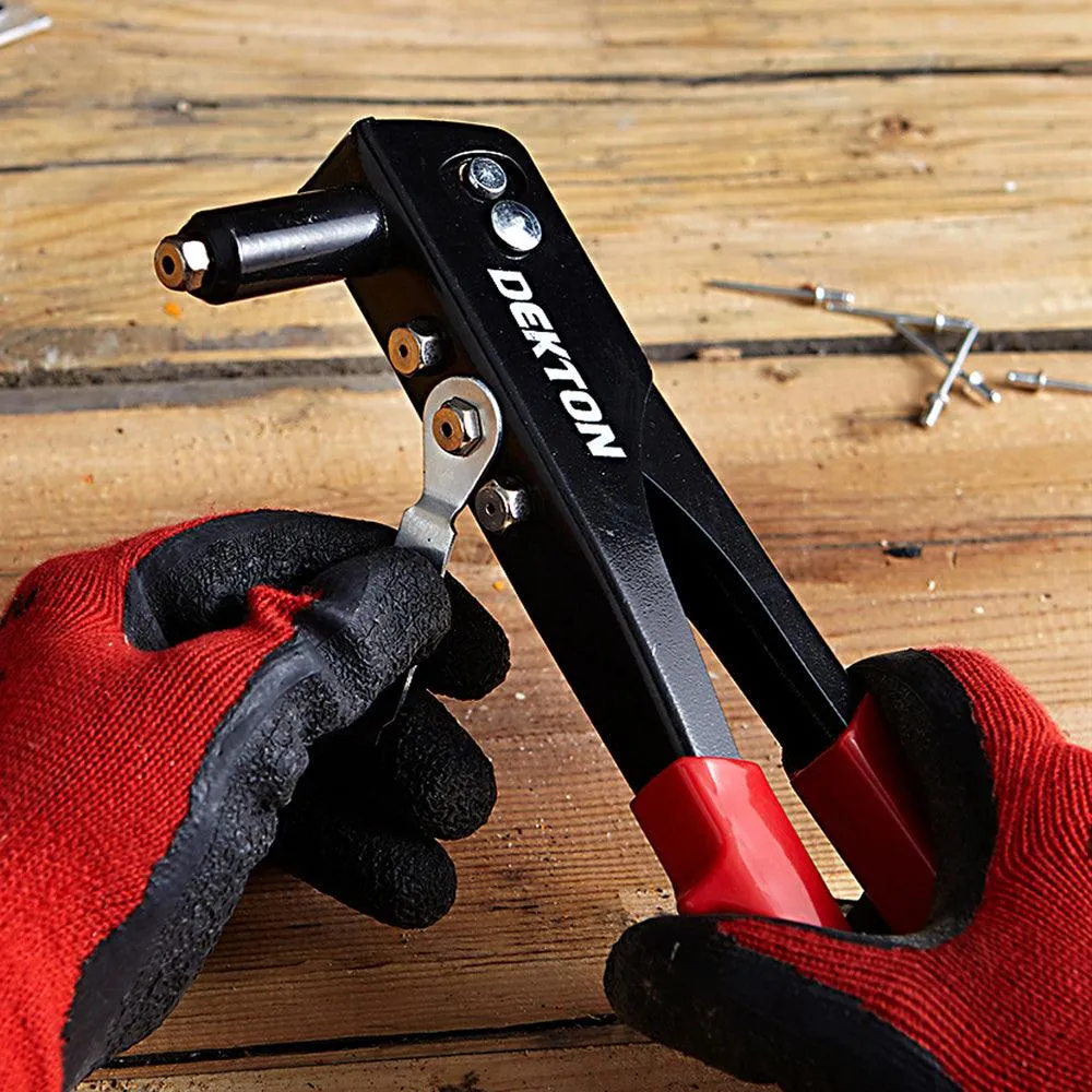 Dekton 4 Head Rivet Gun | Heavy Duty Hand Riveter