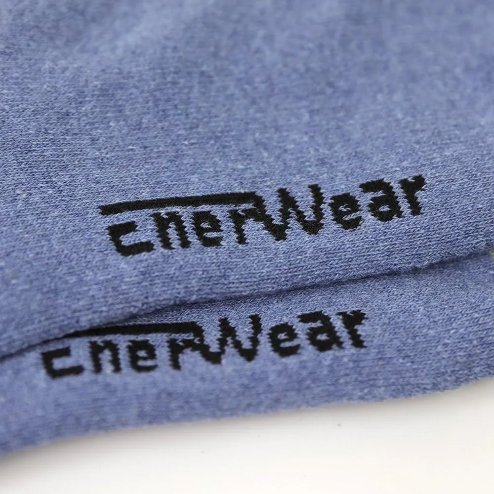 EnerWear 10P Pack Unisex Cotton Moisture Wicking Cushion Crew Socks
