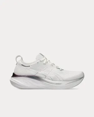 Gel-Nimbus 26 Platinum Real White / Pure Silver Running Shoes