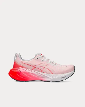 Novablast 4 White / Sunrise Red Running Shoes