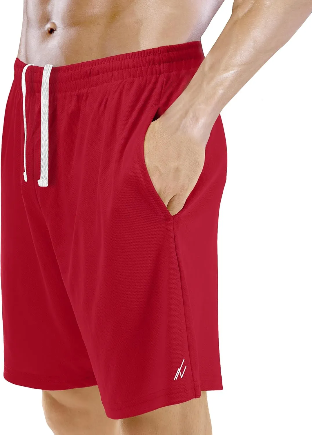 NY Threads 3 Pack Men's Athletic Shorts Quick Dry Lightweight Workout Running Gym Shorts with Pockets