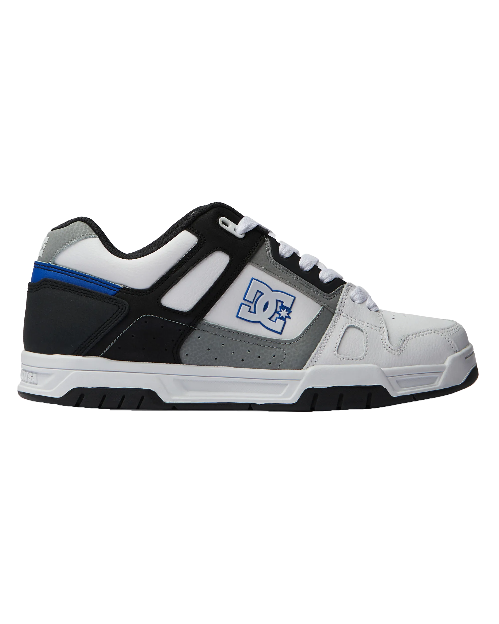 Stag Shoes in White, Grey and Blue