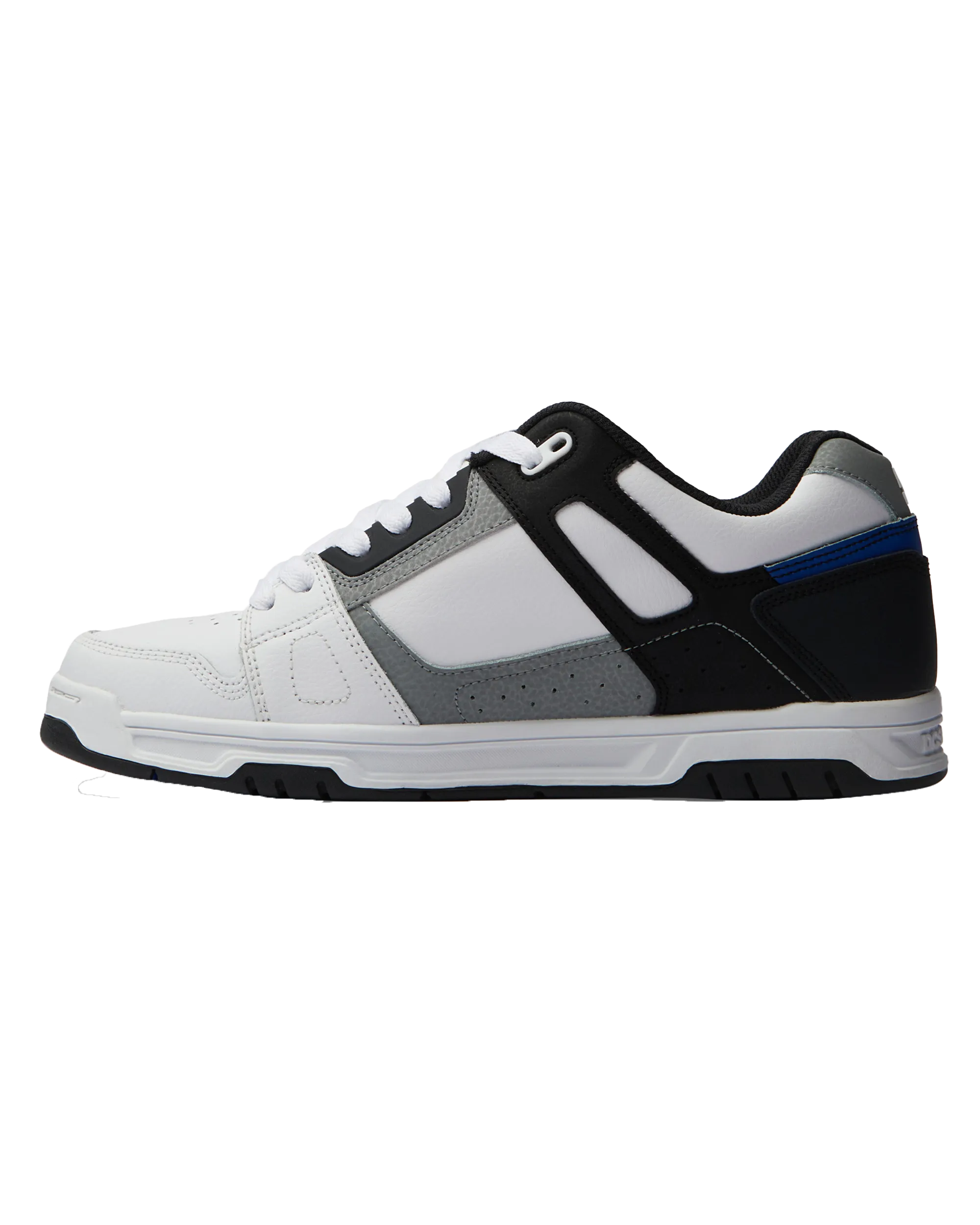 Stag Shoes in White, Grey and Blue