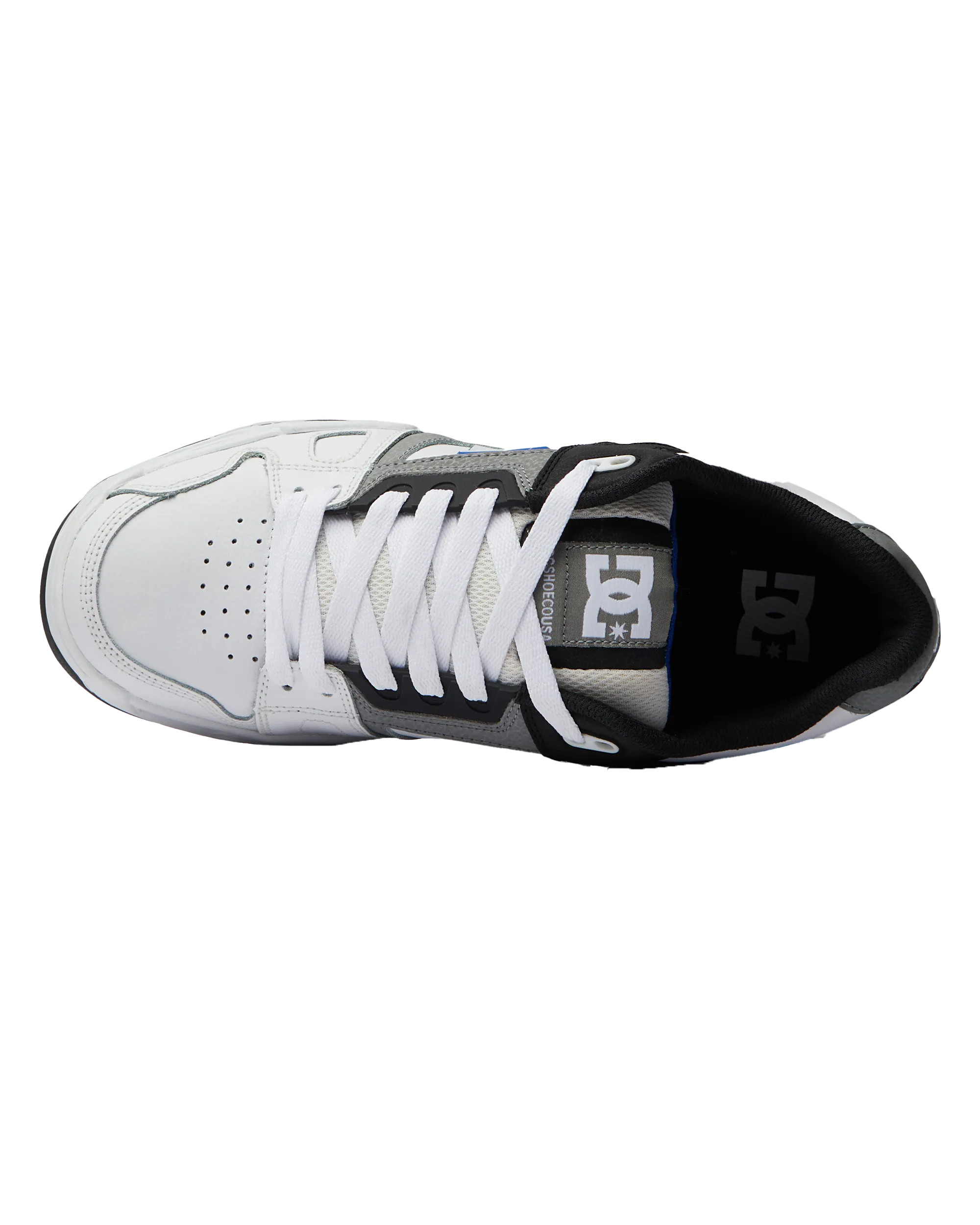 Stag Shoes in White, Grey and Blue