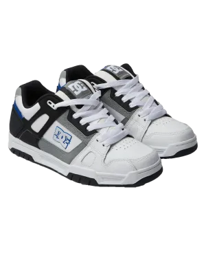 Stag Shoes in White, Grey and Blue