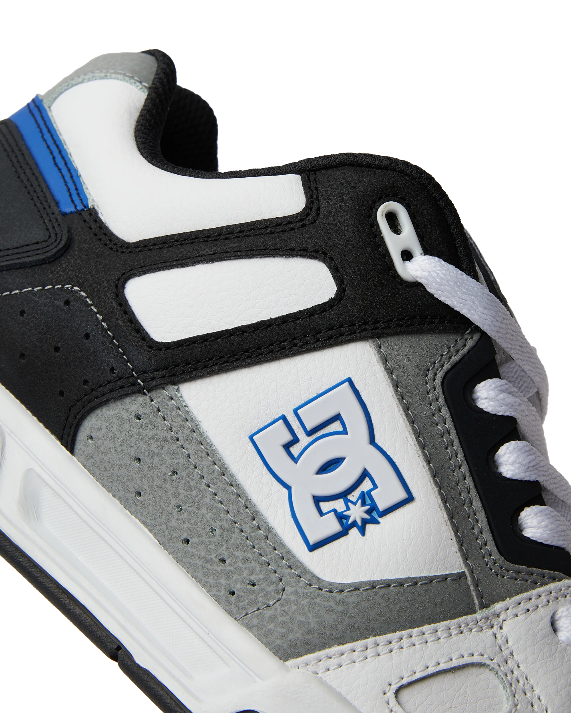 Stag Shoes in White, Grey and Blue