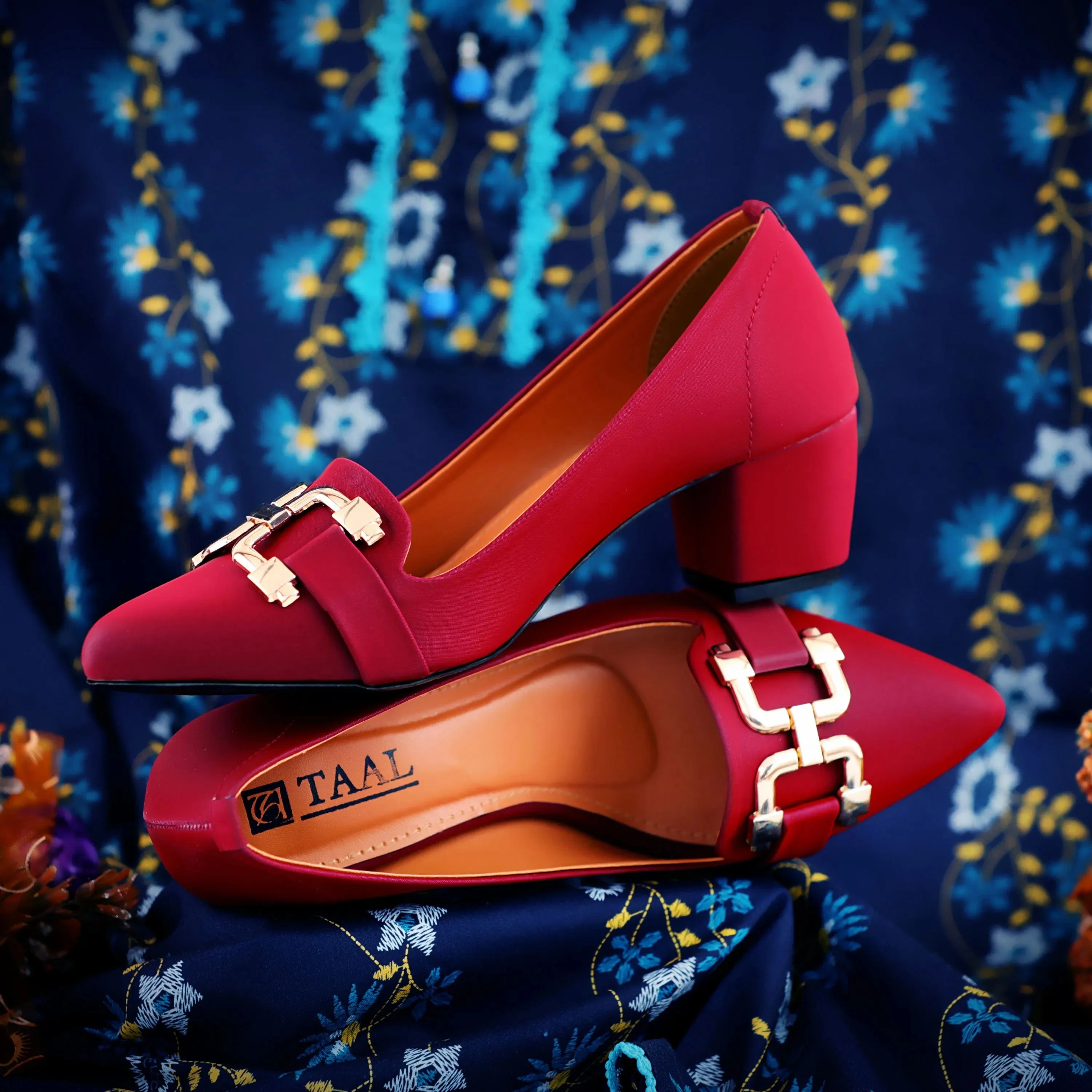 Swank Maroon women court shoes