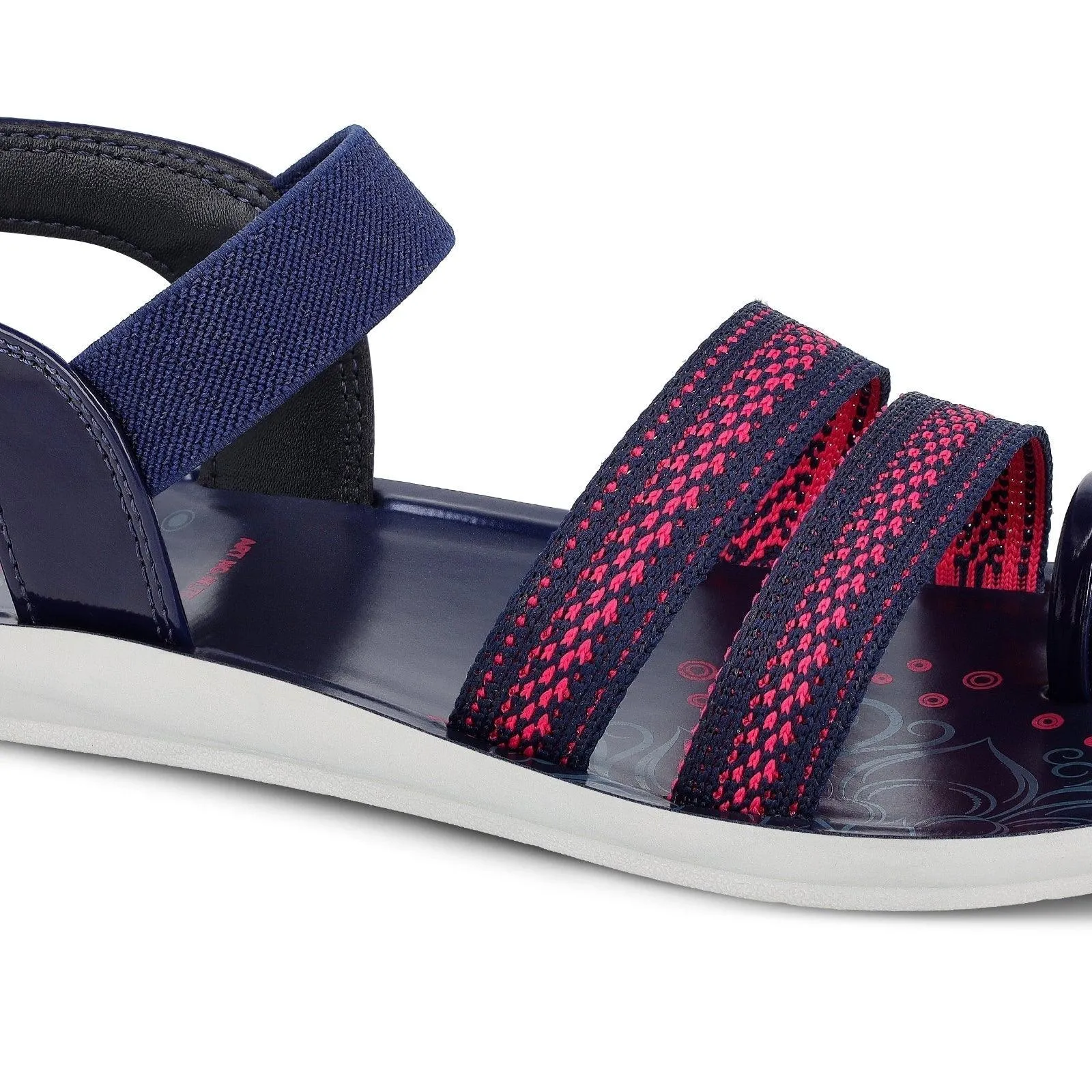 Walkaroo Womens Ankle Strap Sandal  - WL7776 Blue