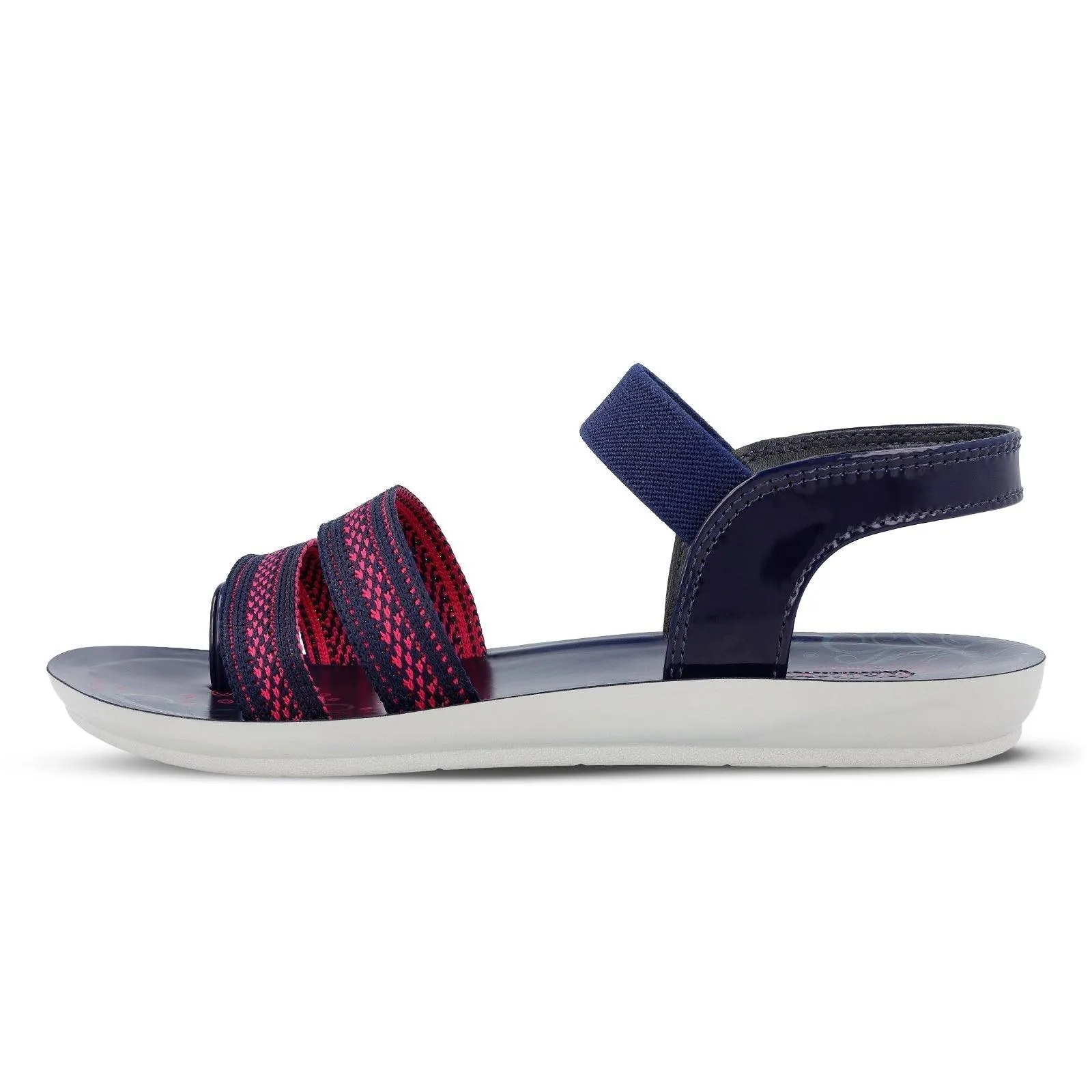 Walkaroo Womens Ankle Strap Sandal  - WL7776 Blue