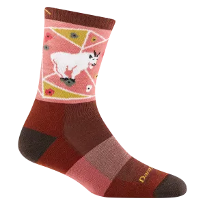 Women's Critter Club Micro Crew Lightweight with Cushion Hiking Sock - Canyon
